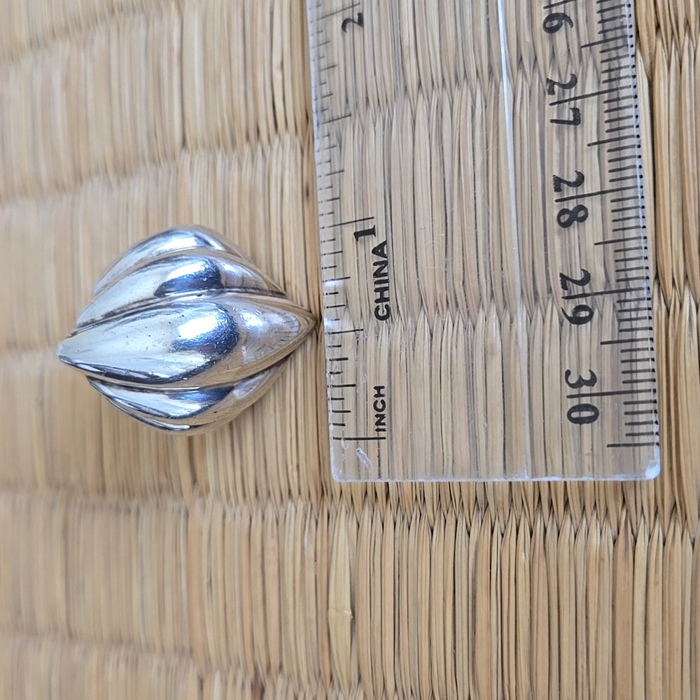 Bold Silver 925 Ring - image 7